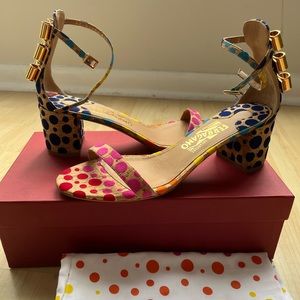 New Salvatore Ferragamo cork sandals with box and dust bag size 40
